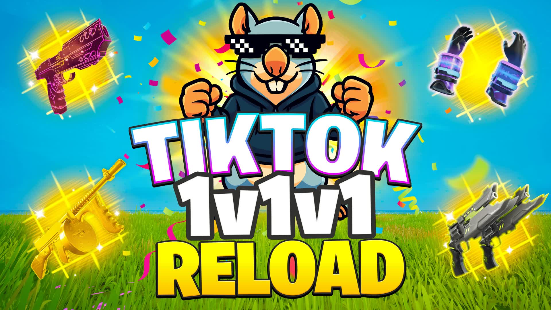 1v1v1 Reload TIKTOK FFA