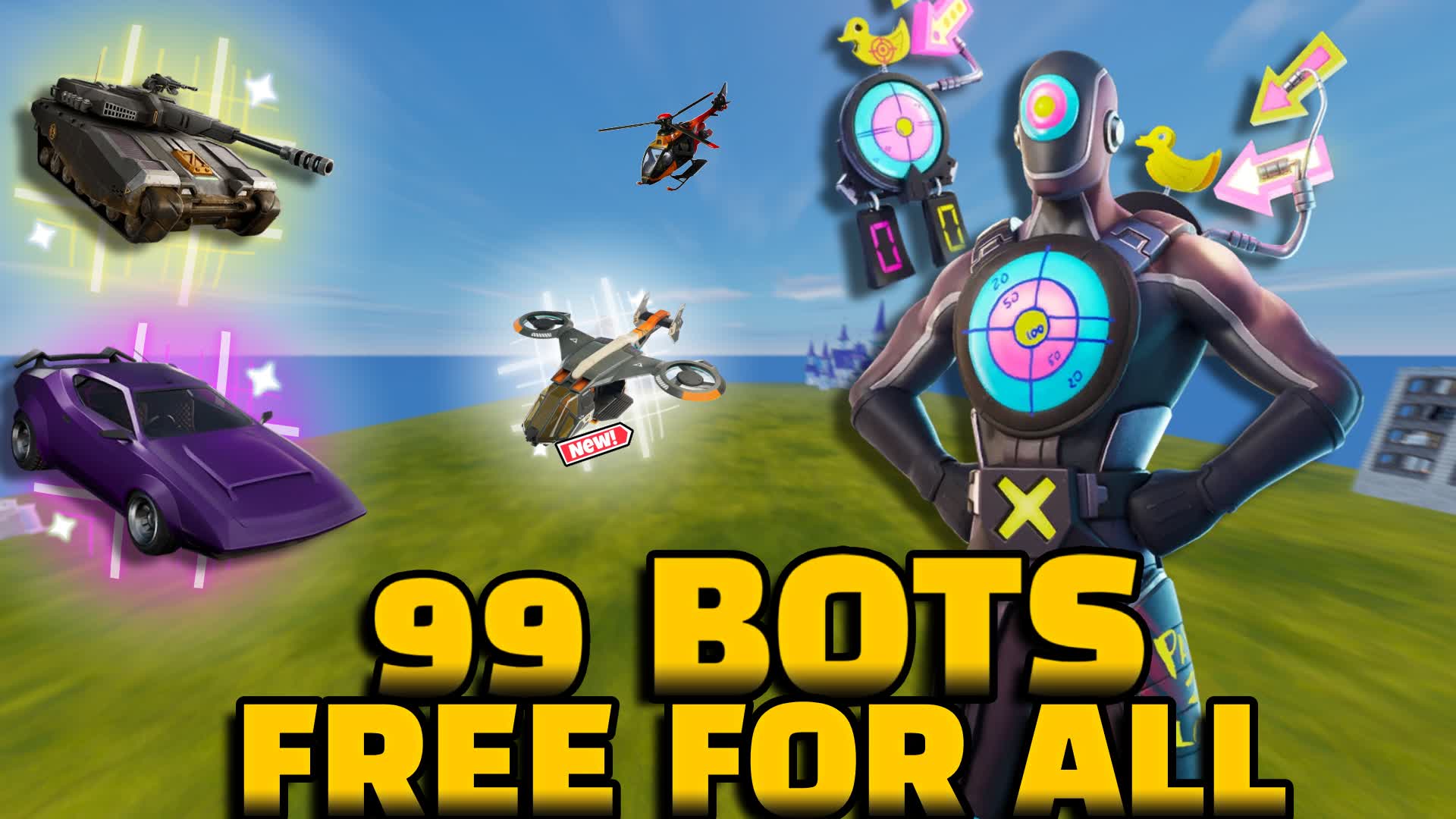 99 Bots Free-For-All 🤖🆚👥