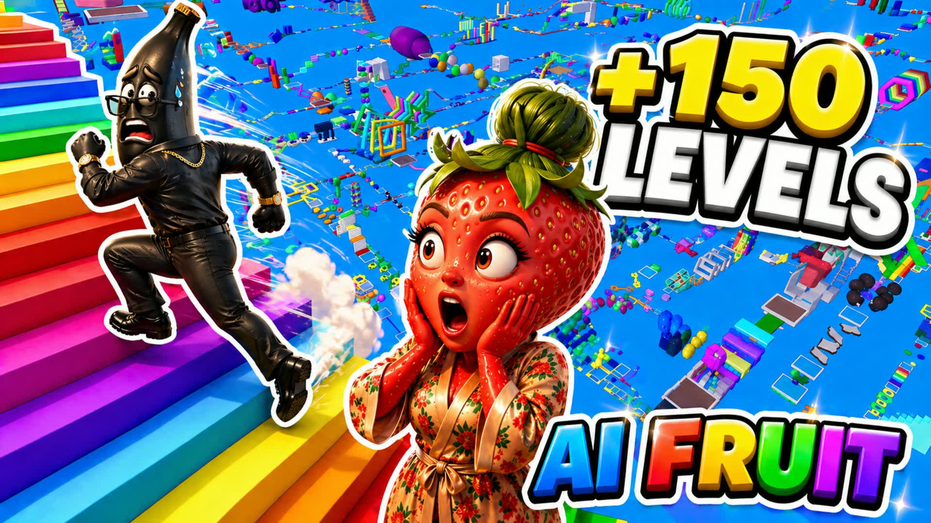 AI FRUIT OBBY PARKOUR 🍓 (+150 LEVELS)