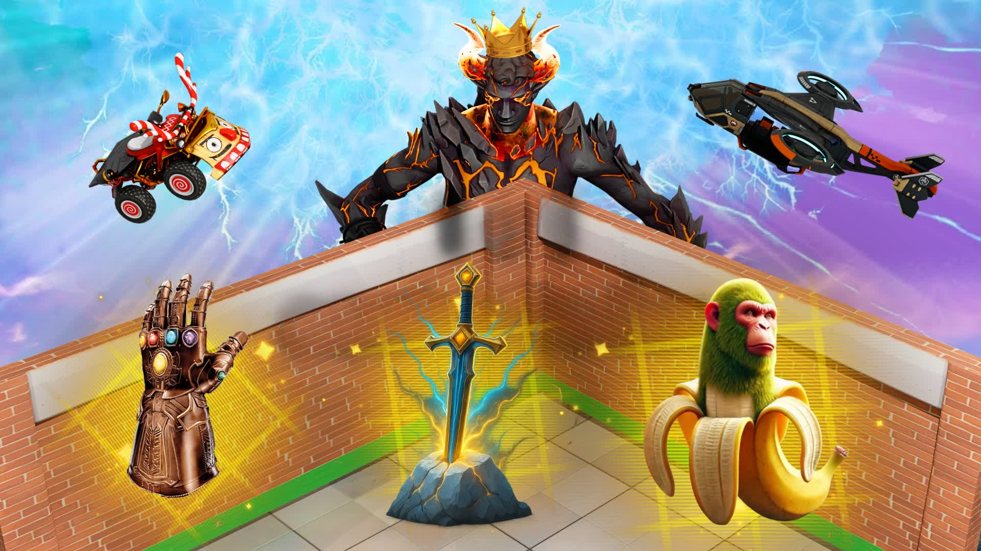 1 v 1 super con todas las armas