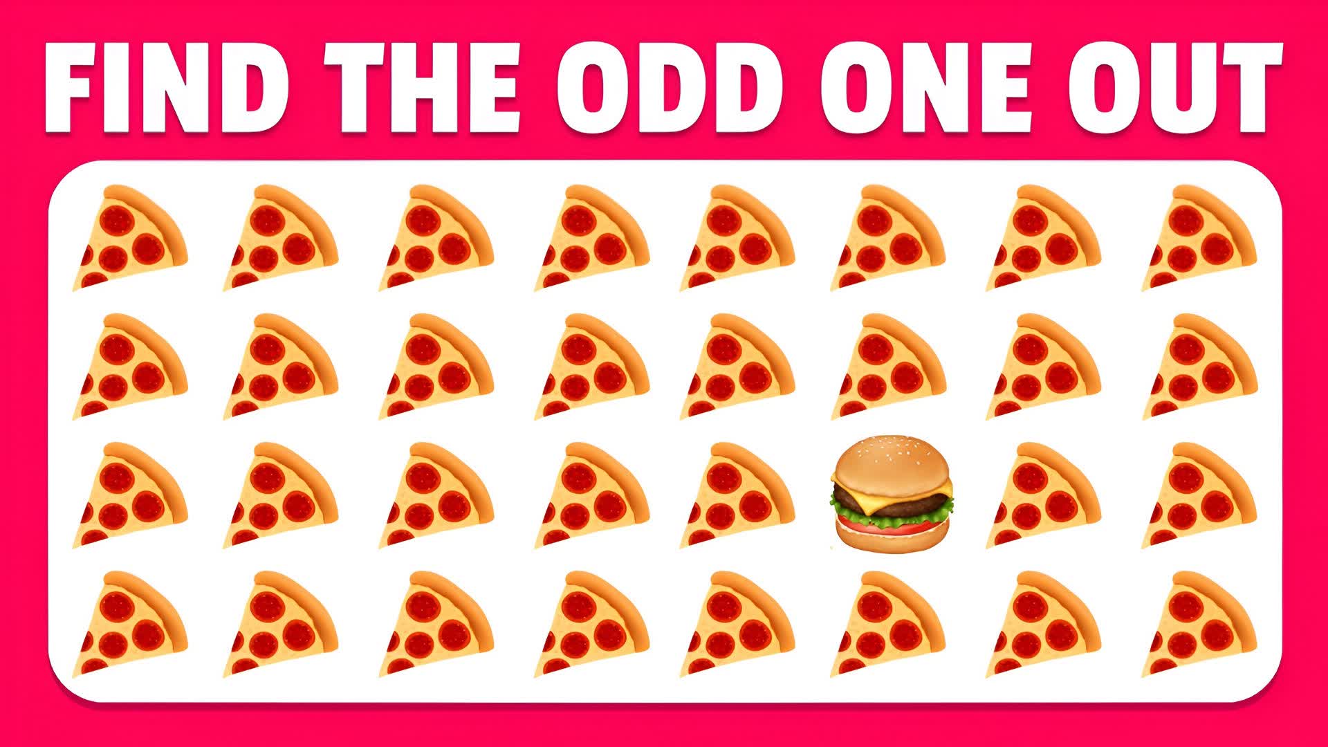 FIND THE ODD EMOJI 🔎 GUESS EMOJI QUIZ