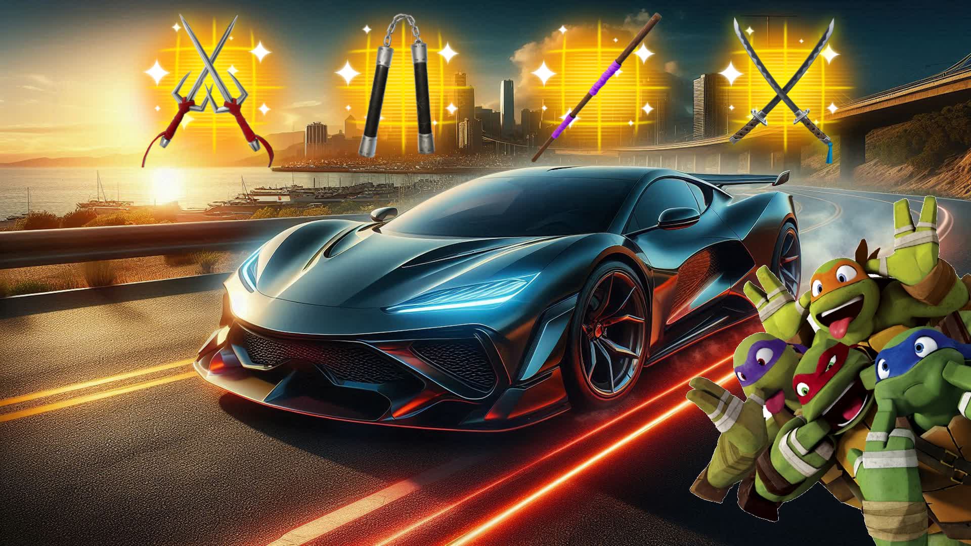 TMNT DRIVE - FREE FOR ALL