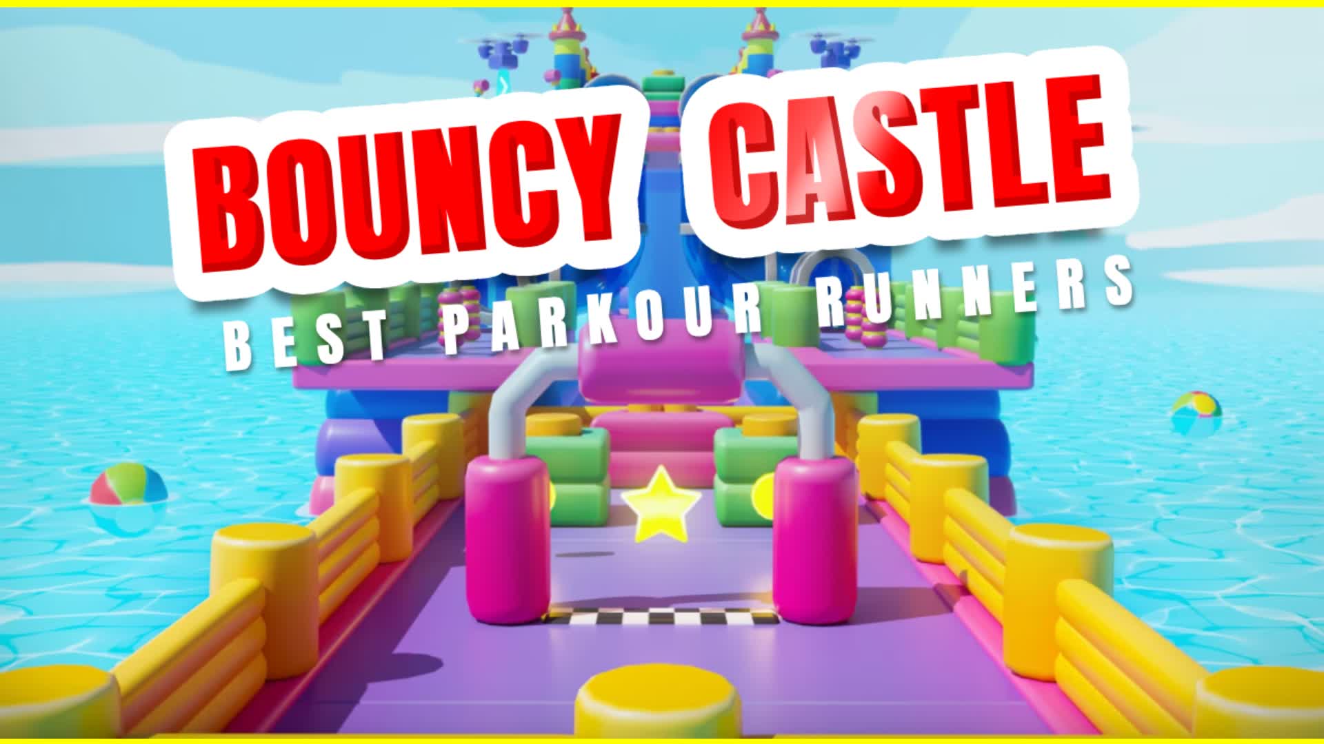 BOUNCY CASTLE PARKOUR RACE