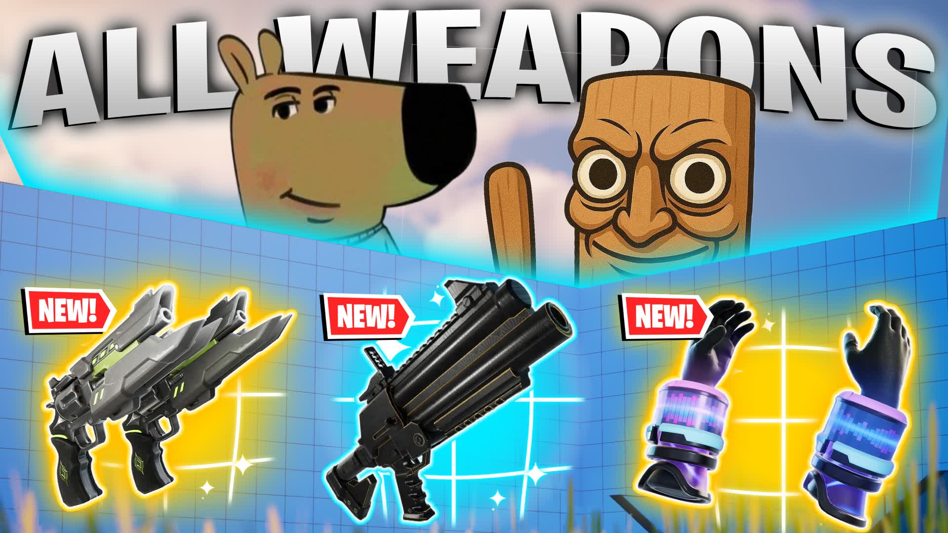 ALL WEAPONS 1V1V1 BRAINROT