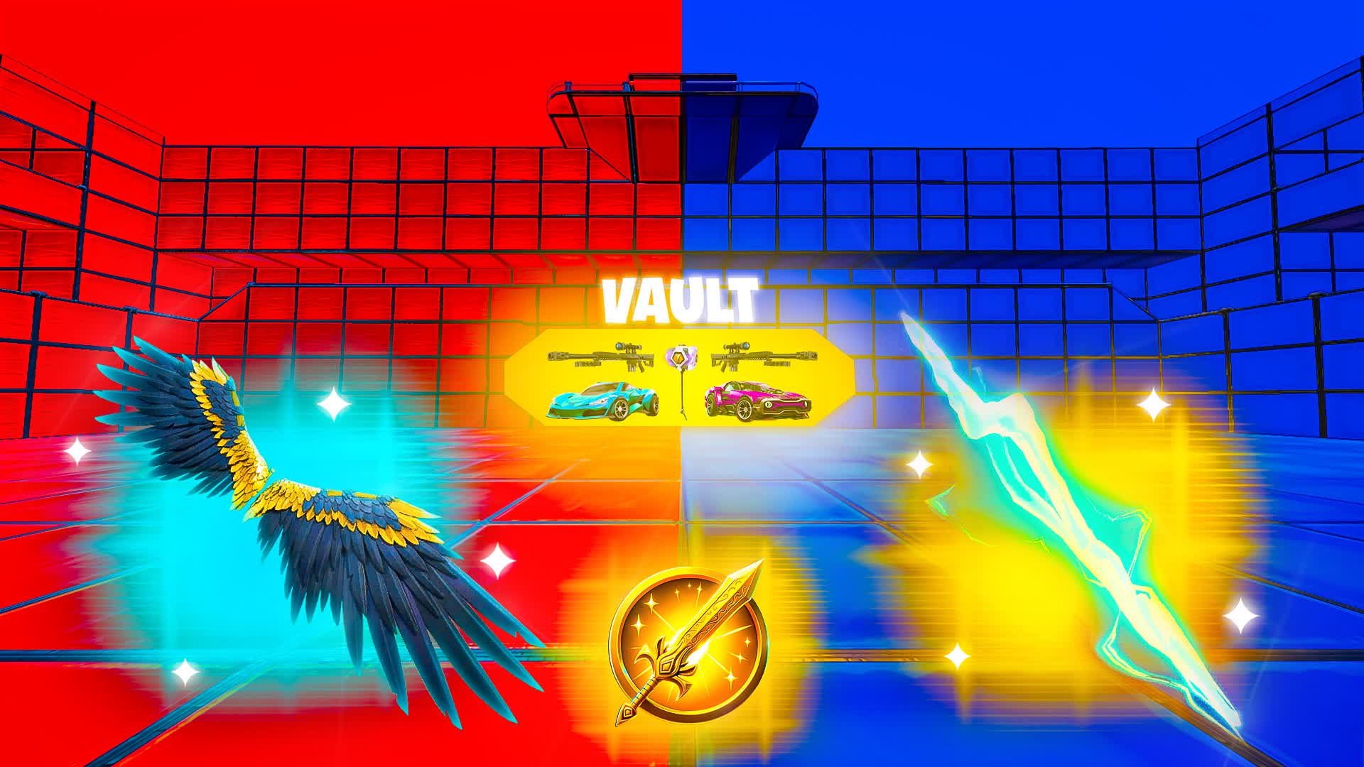 RED VS BLUE 1V1🔴🔵