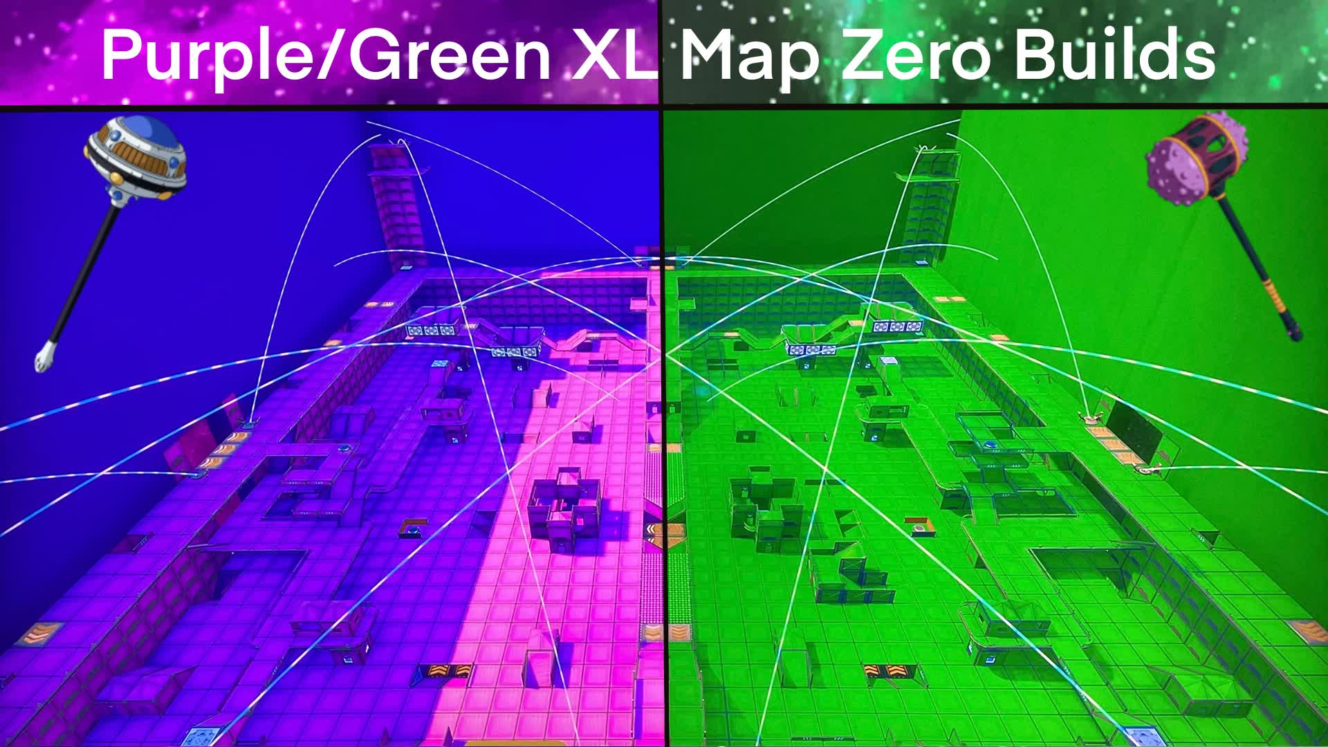 Purple / Green XL Map Zero Builds