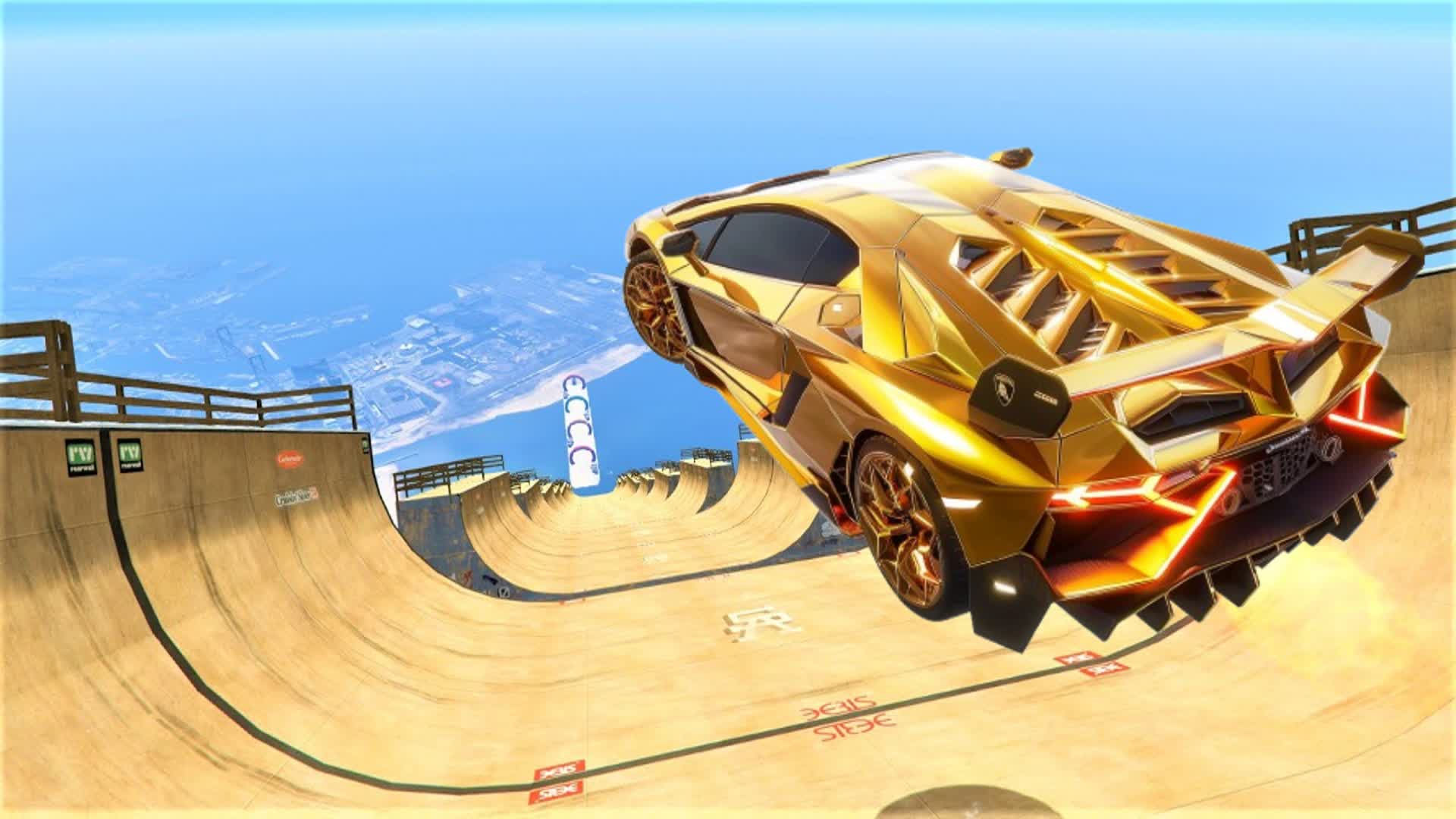 CRAZY MEGA RAMP CAR