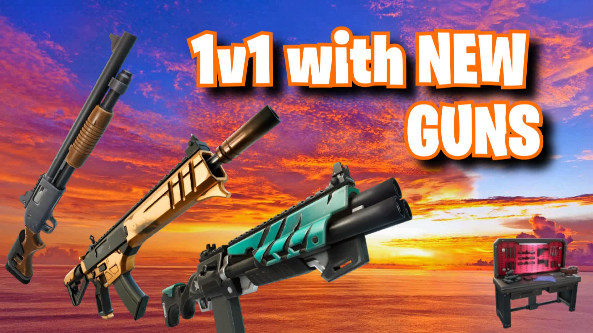 1v1 NEW GUNS