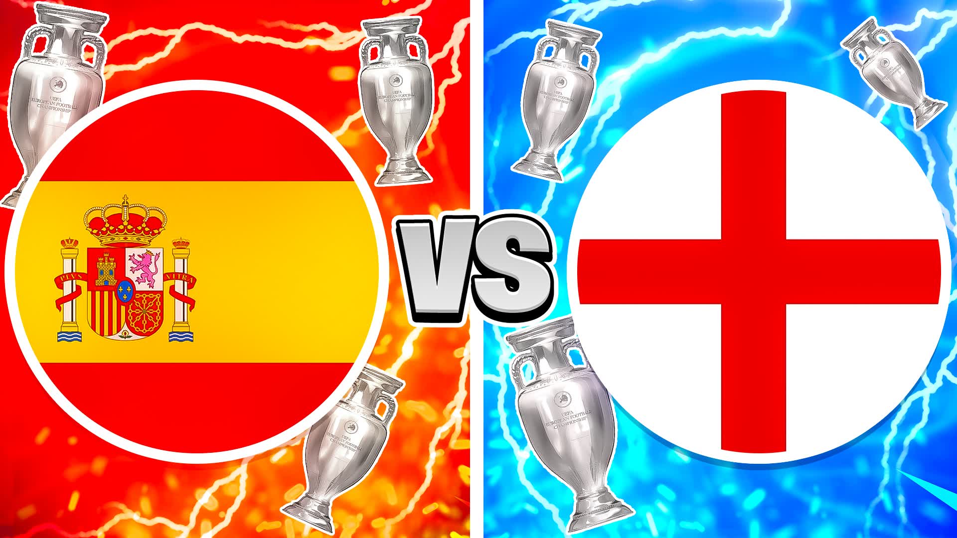EUROS SPAIN VS ENGLAND 🔴🔵