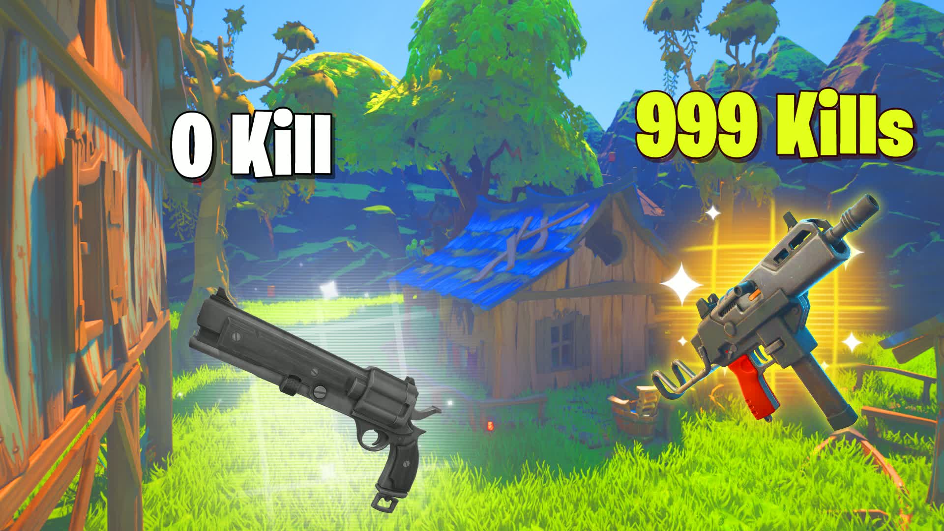 😎One Shot Gun Game In The Ruins🔫