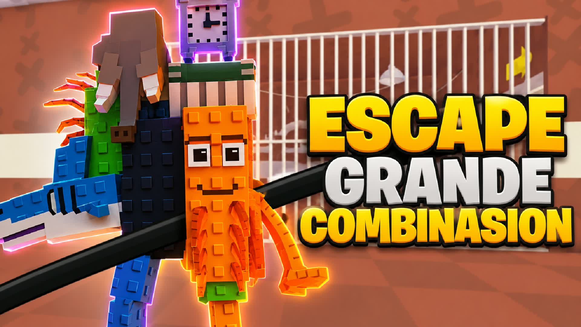 COMBINASION PRISON RUN! (OBBY PARKOUR)