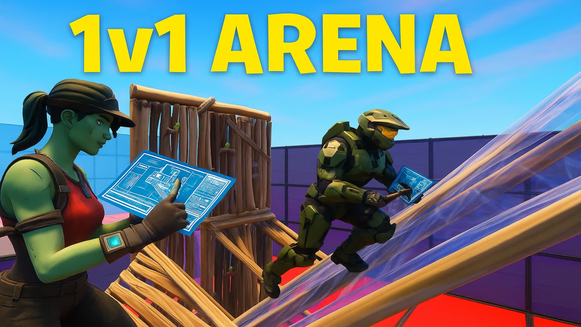 1v1 BUILD FIGHTS ARENA