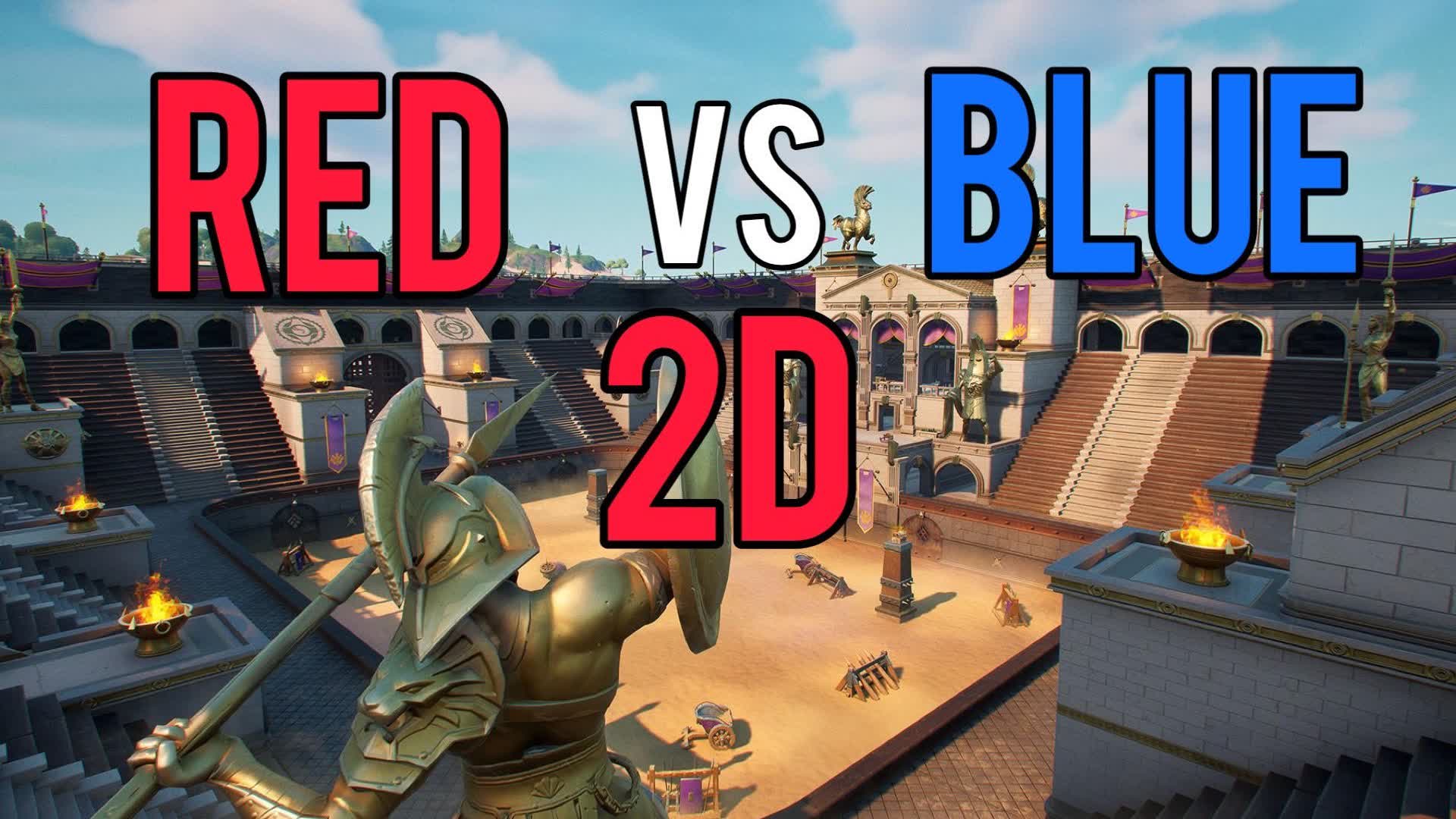 2D COLISEUM RED VS BLUE