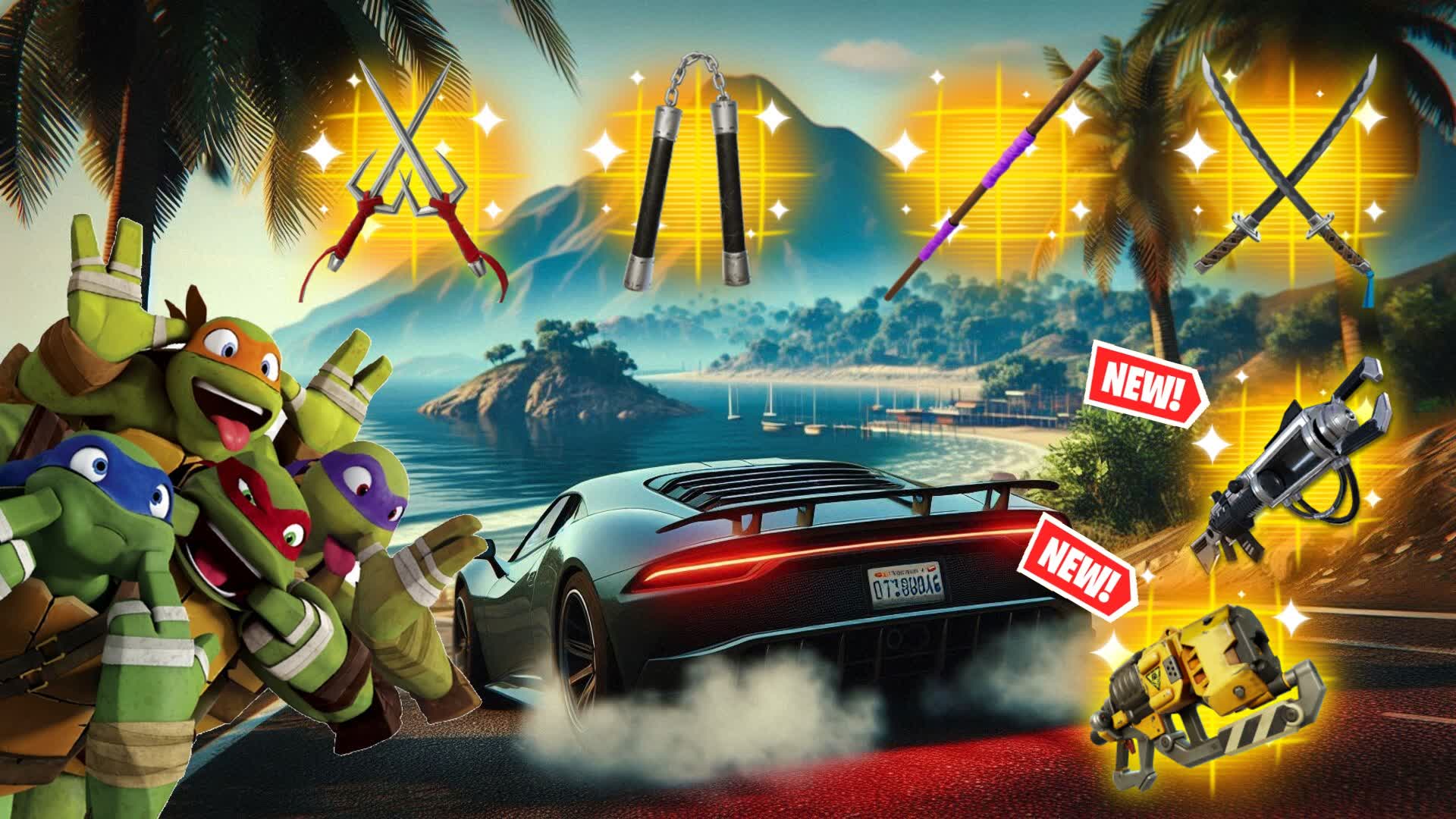 🌄 TMNT DRIVE - FREE FOR ALL