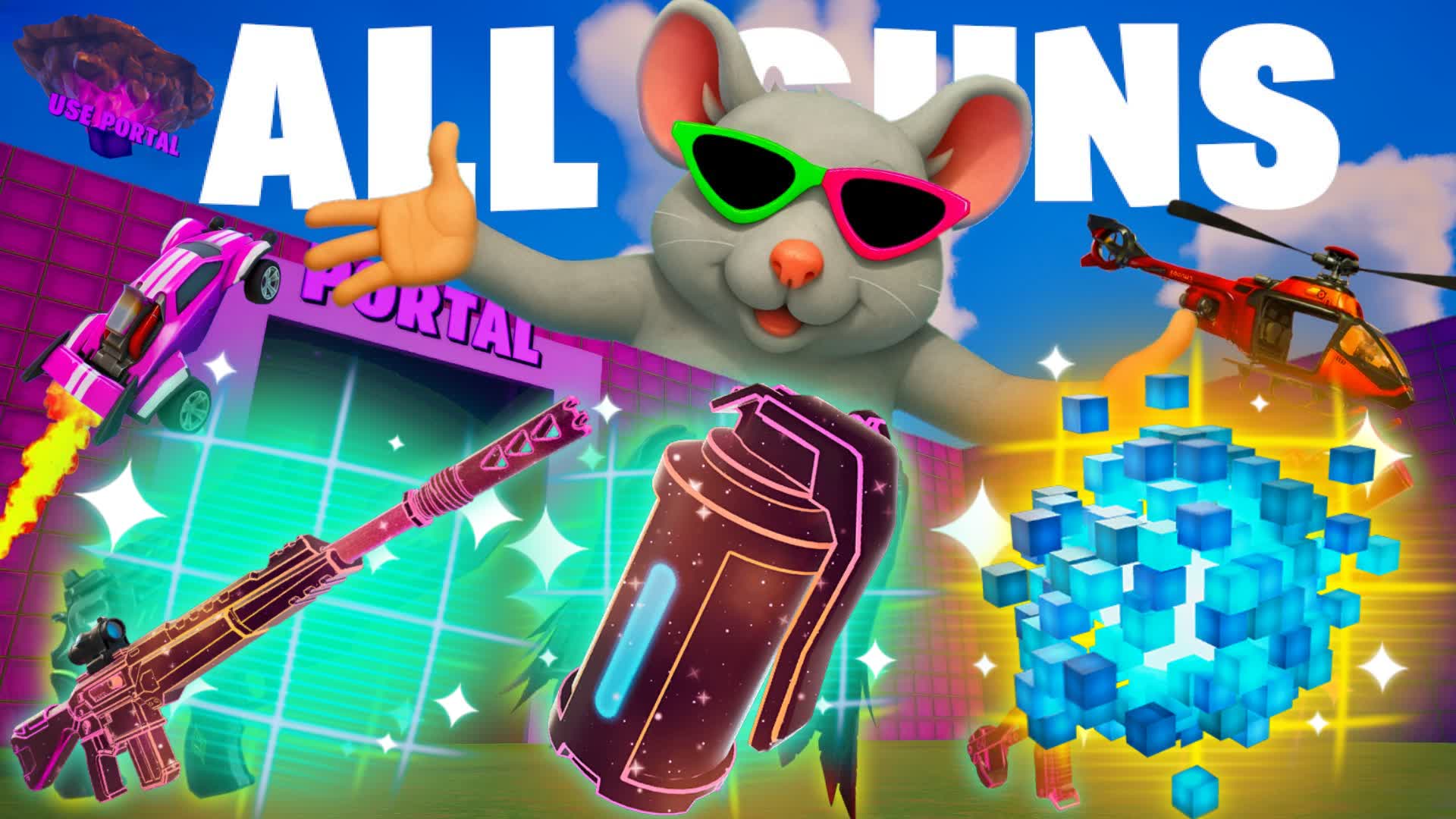 TIKTOK 1V1 WITH EVERY GUN 🐭