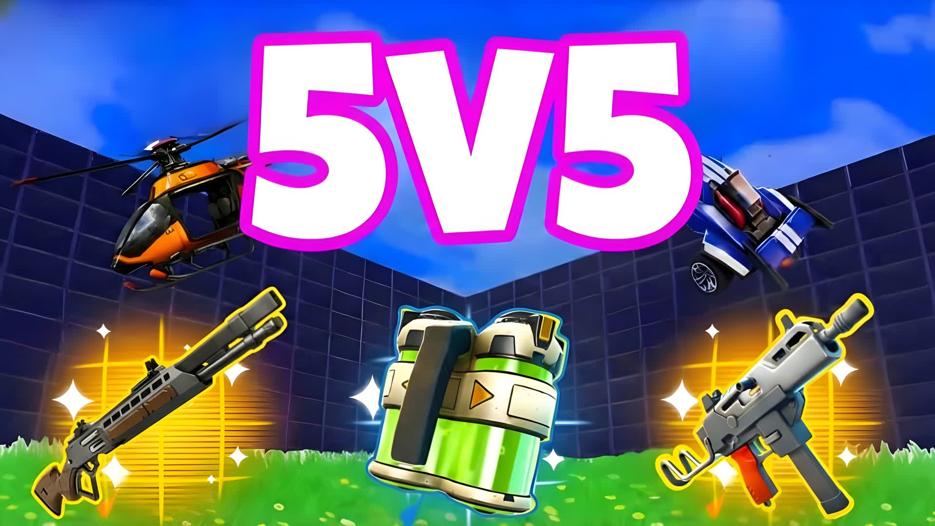 5V5 WITH ALL NEW GUNS 5V5 ALL WEAPONS