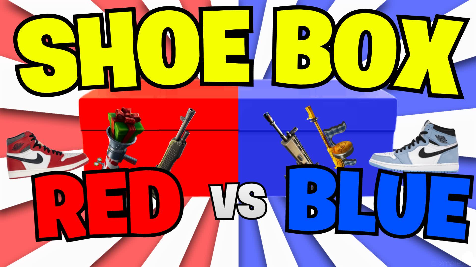 SHOE BOX RED VS BLUE 👟