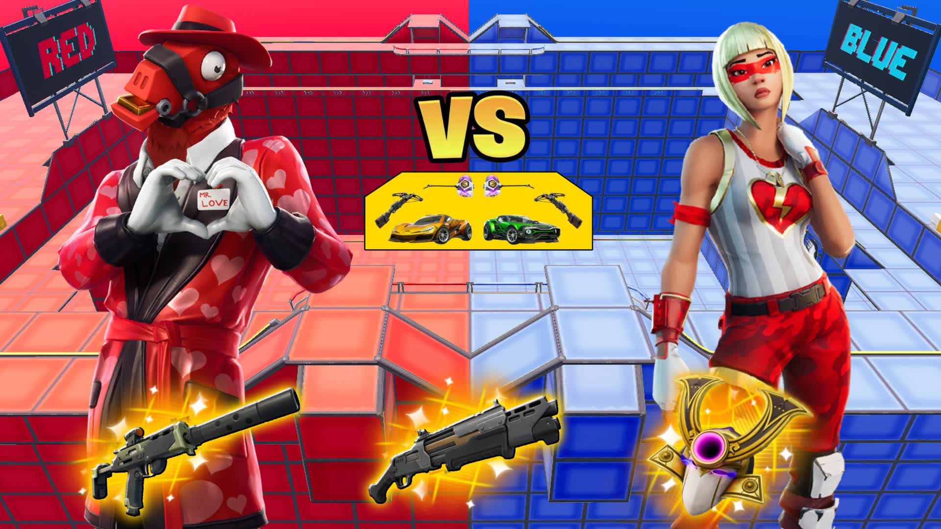 💘 VALENTINE🔴RED VS BLUE🔵