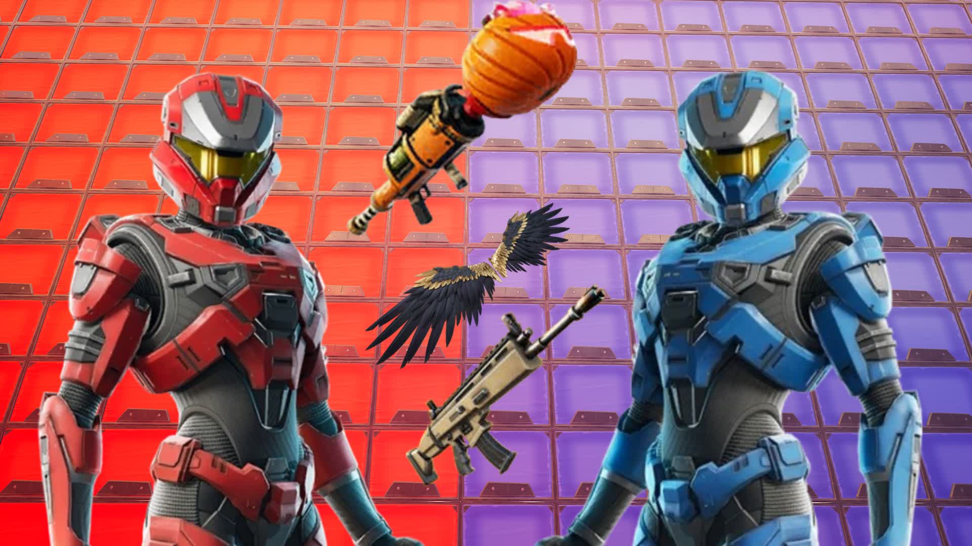 ALL RED VS BLUE