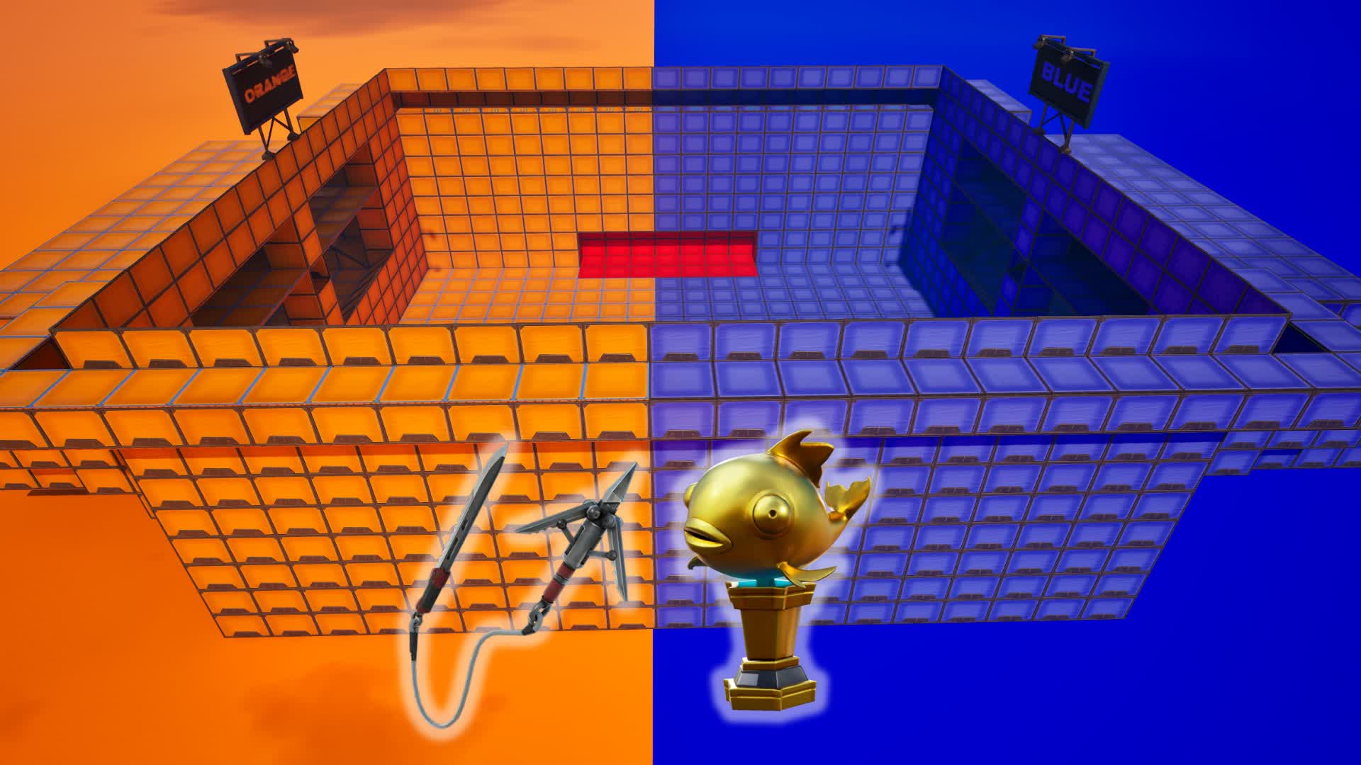 💯CRAZZY 🥶ORANGE VS BLUE