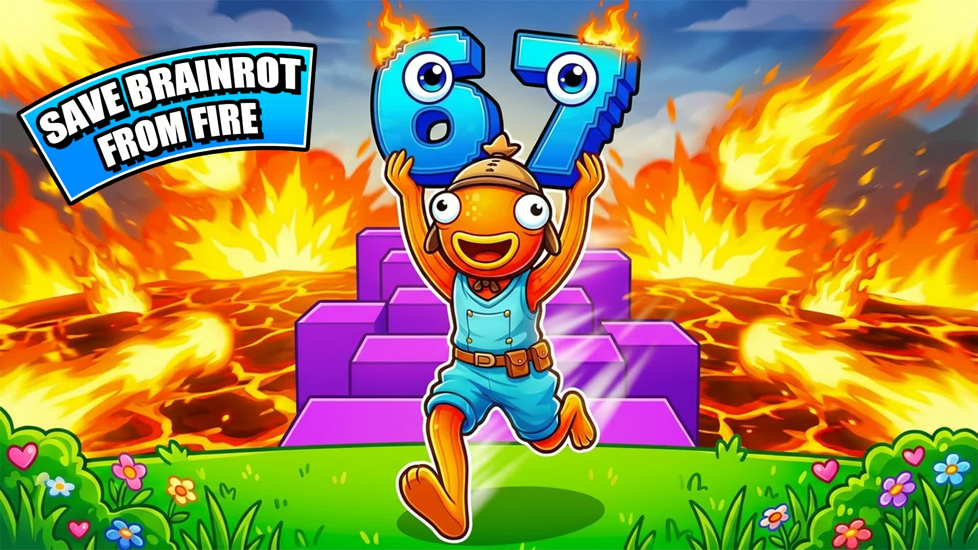 Save brainrots from fire