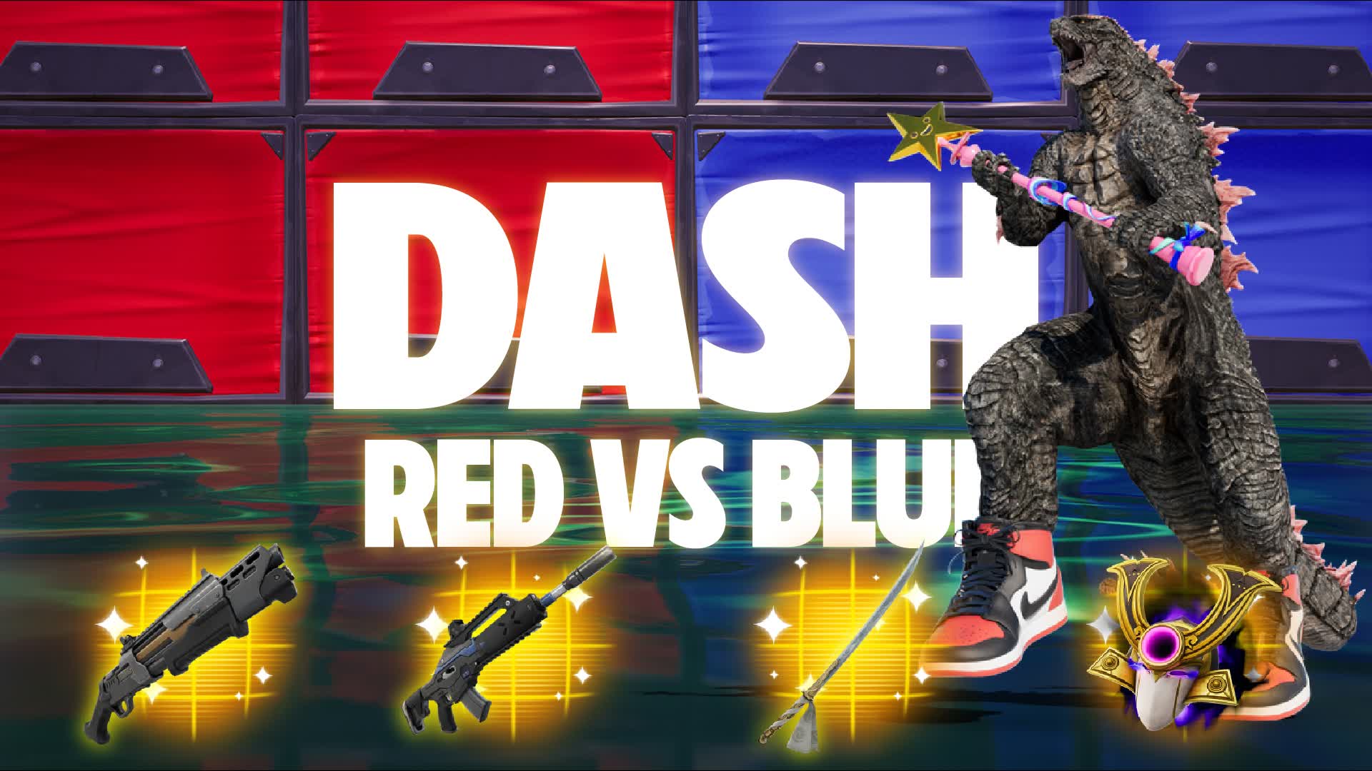 DASH RED VS BLUE 🔴🔵