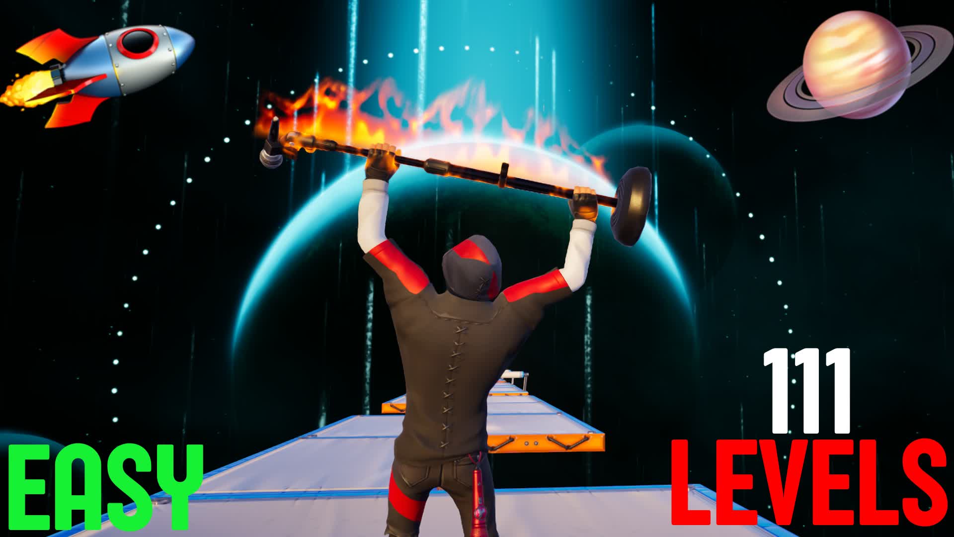 🪐 GALAXY PARKOUR 🚀⭐ EASY ⭐