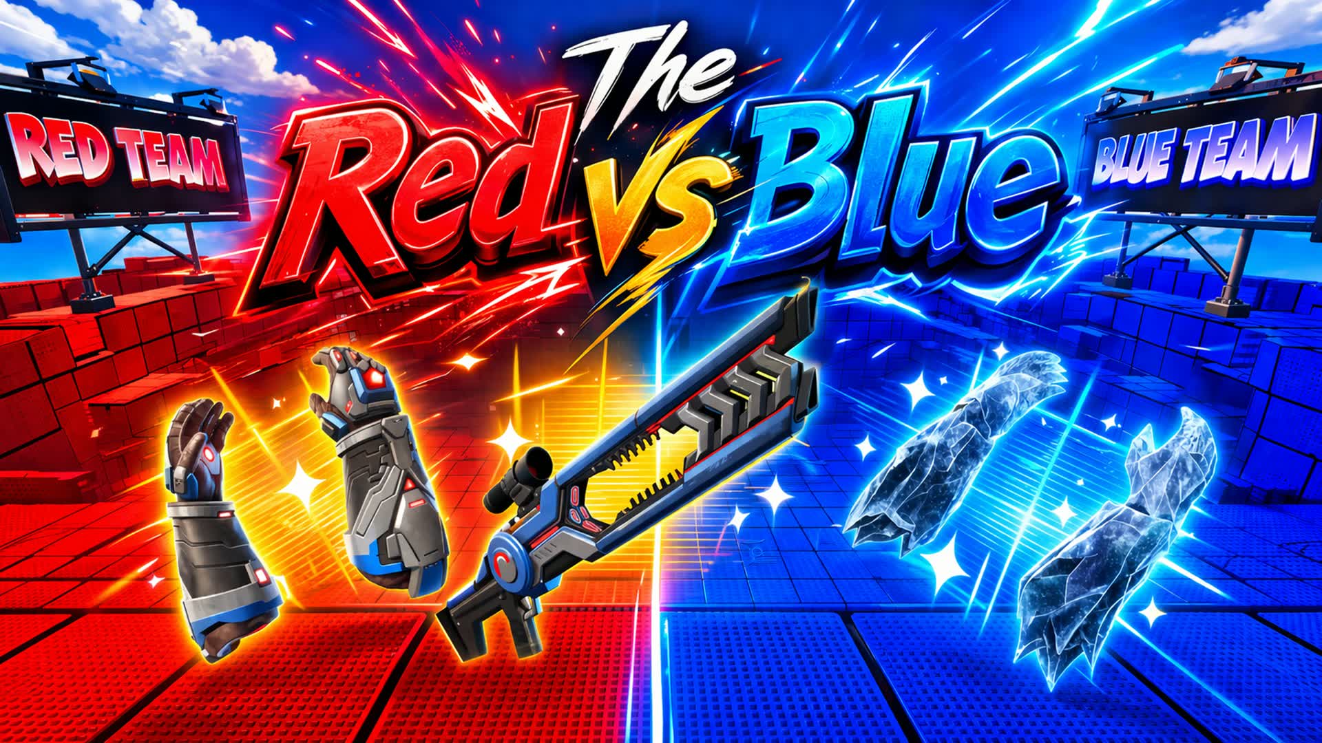 The RED VS BLUE🔴🔵