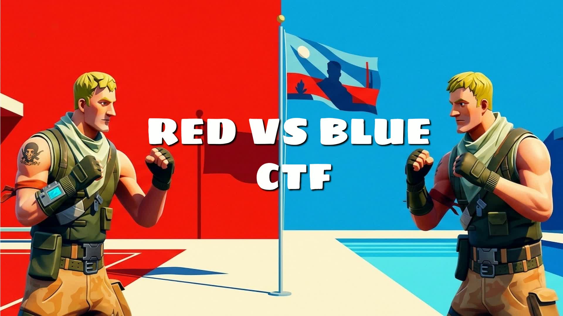 Red vs Blue Flag Battle
