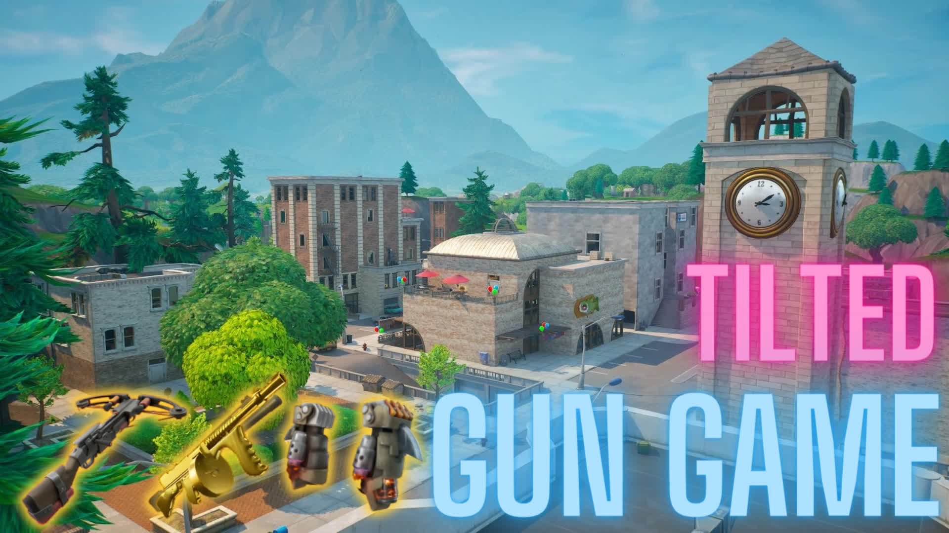 🔫GUN GAME TILTED TOWERS🔫