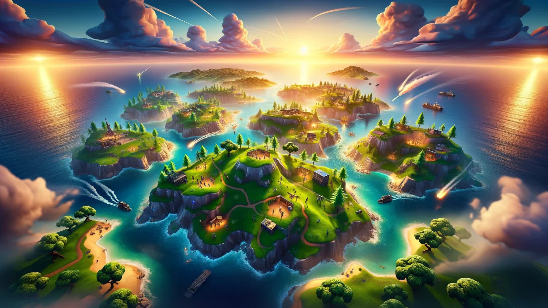 SNIPE ISLAND!! (4 TEAMS OF 4V4)