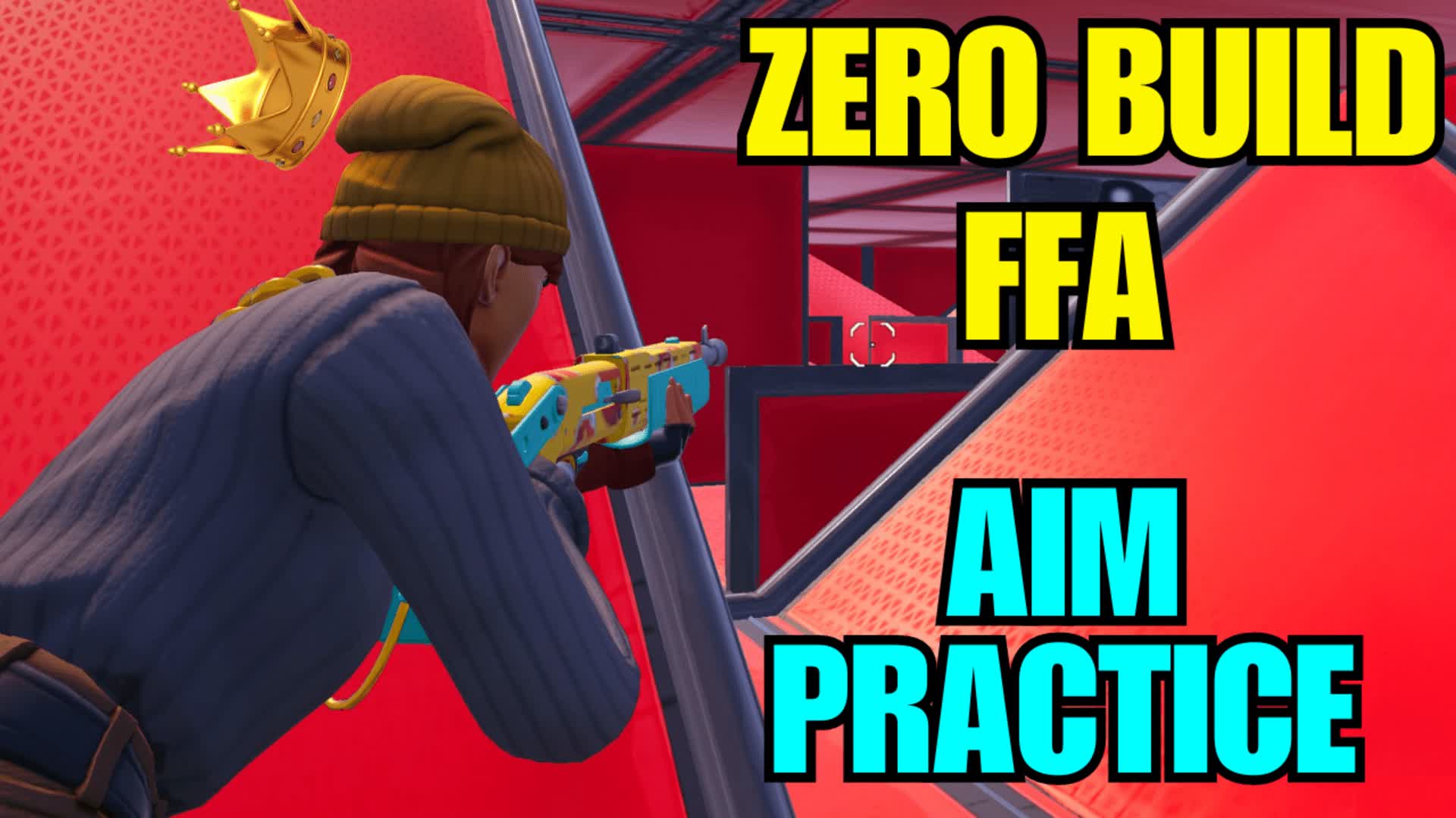CLOSE UP ZERO BUILD FFA AIM PRACTICE⭐