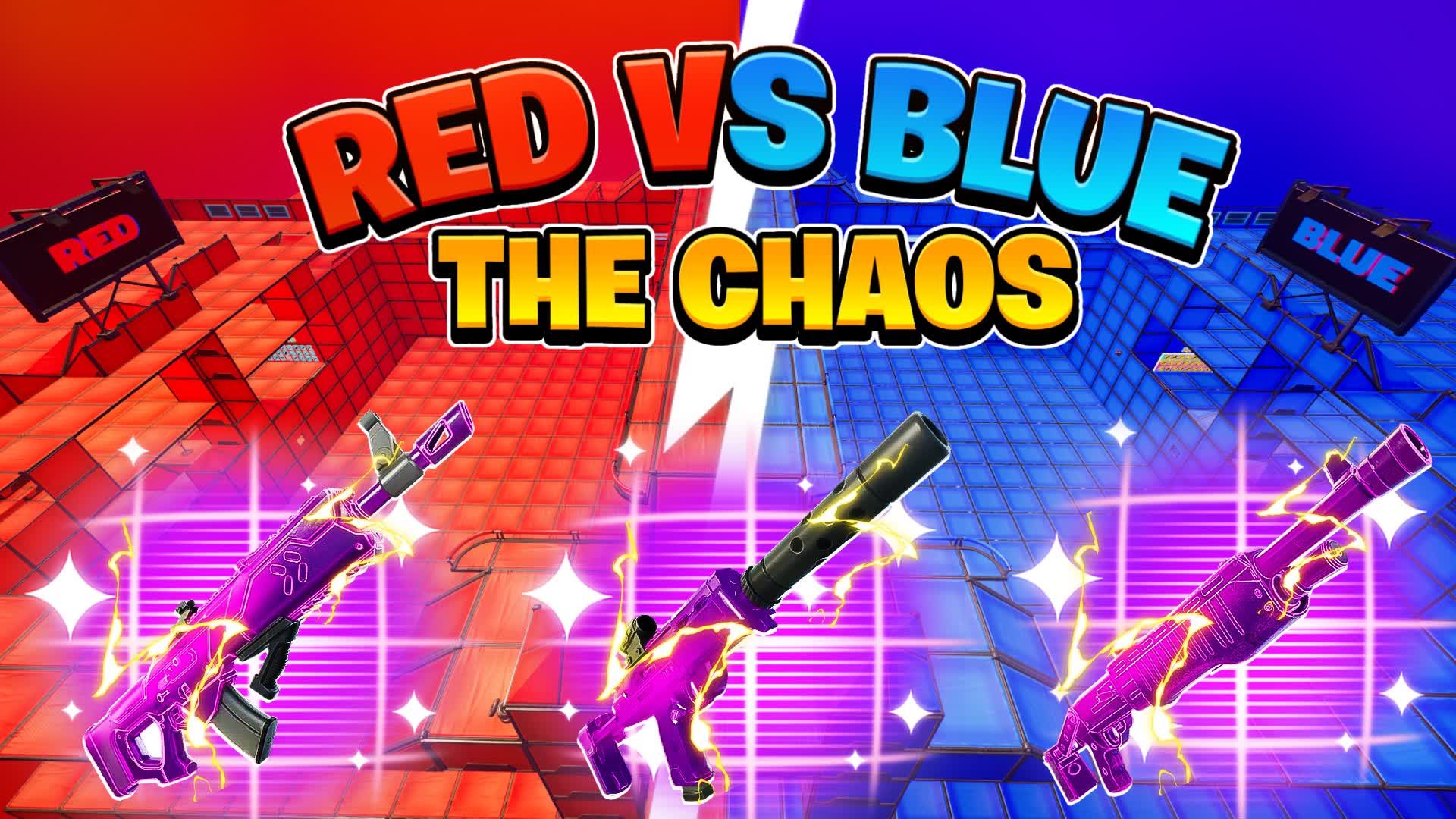 RED VS BLUE🔴🔵 - THE CHAOS
