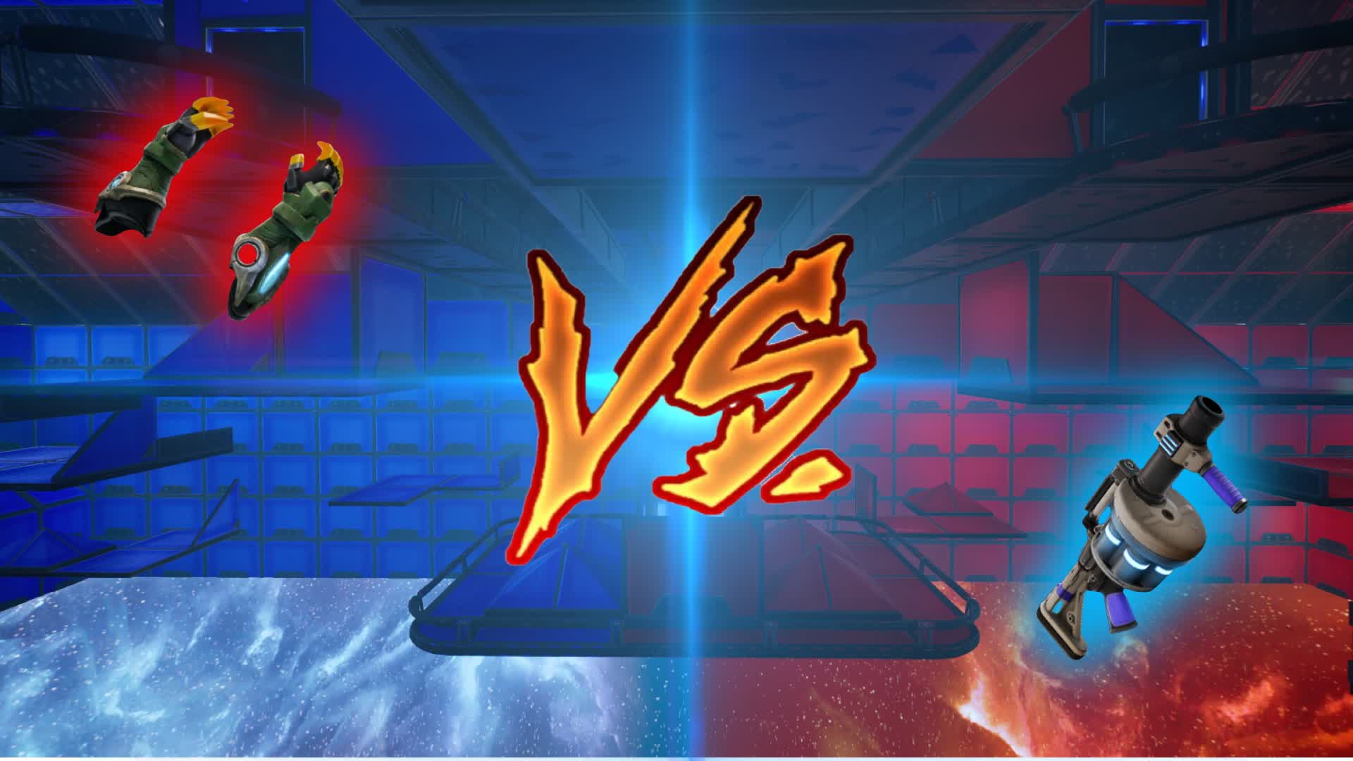 Red Vs Blue jump pads