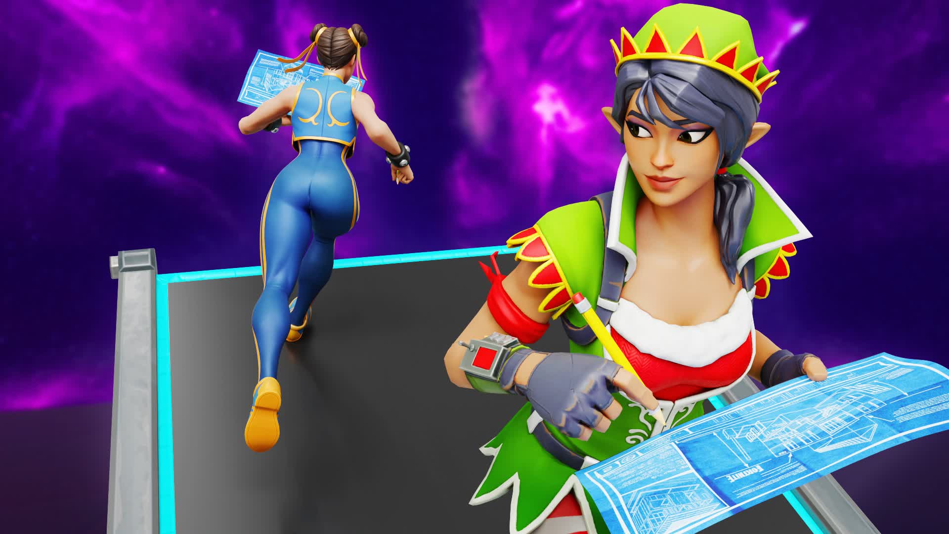 EE7! 1V1 BUILD FIGHT عاركني بالبناء 戦い💎