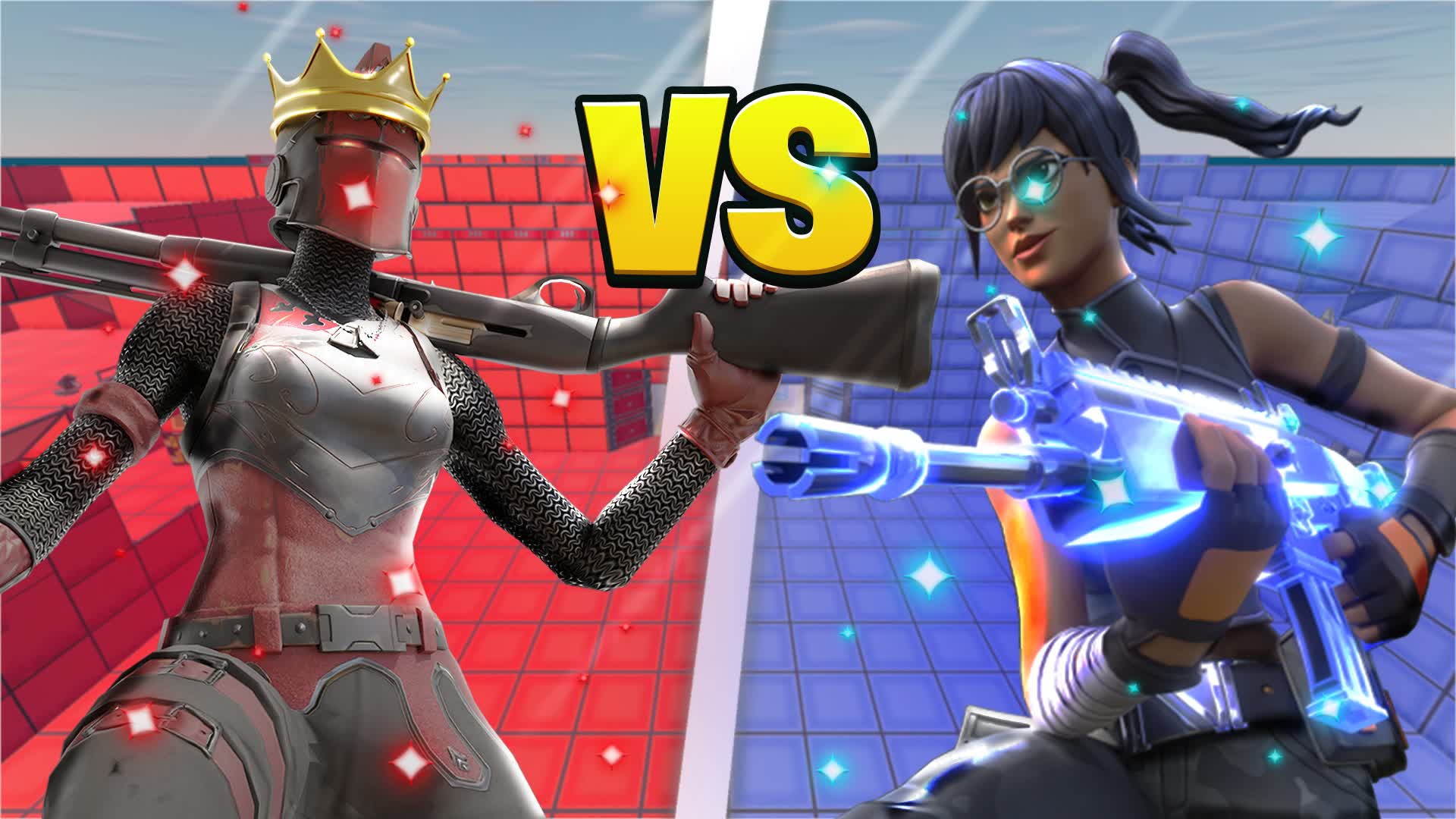 Red VS Blue 🔴🔵 With Powers