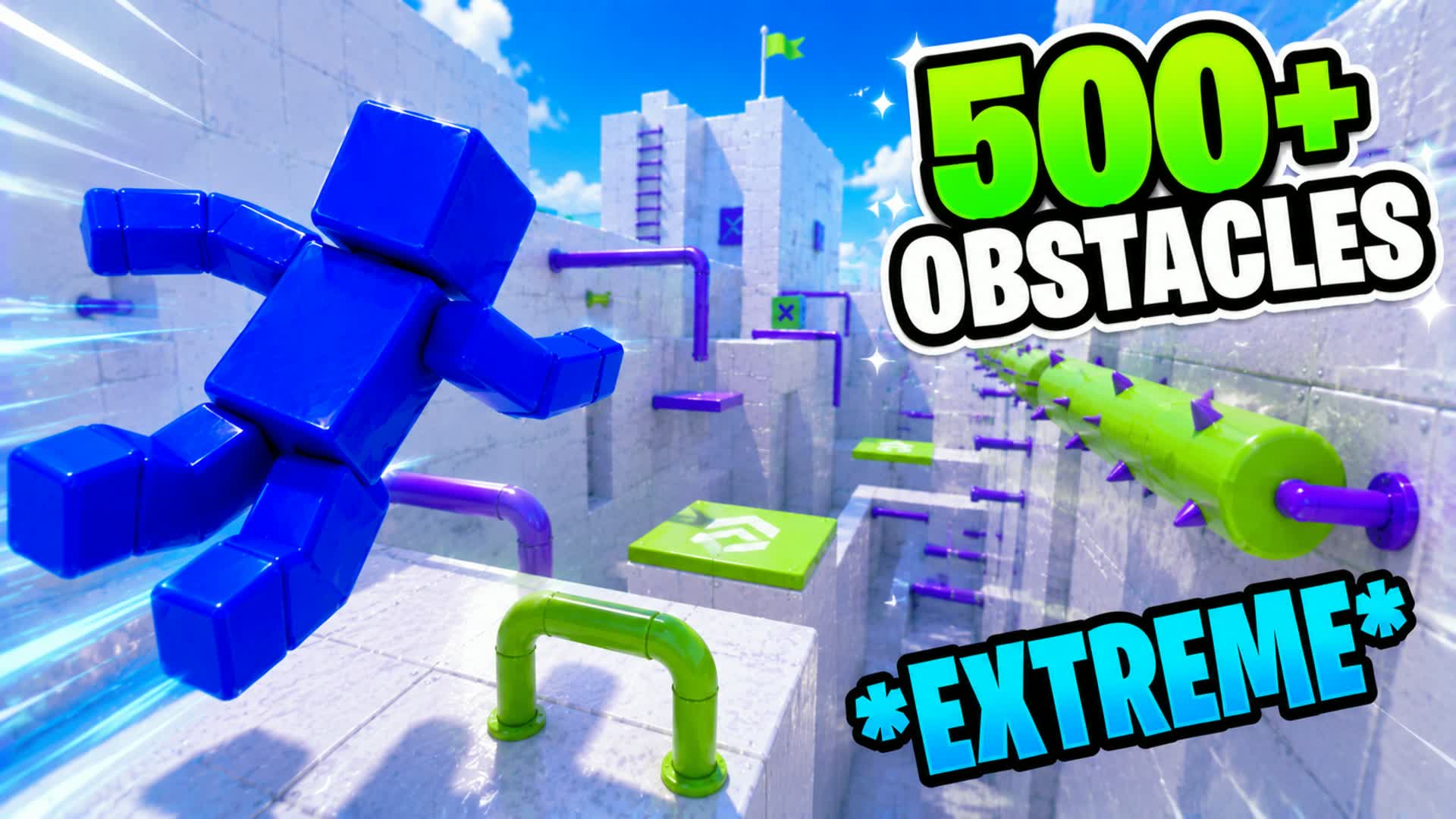 ⭐ HARD PARKOUR 500+