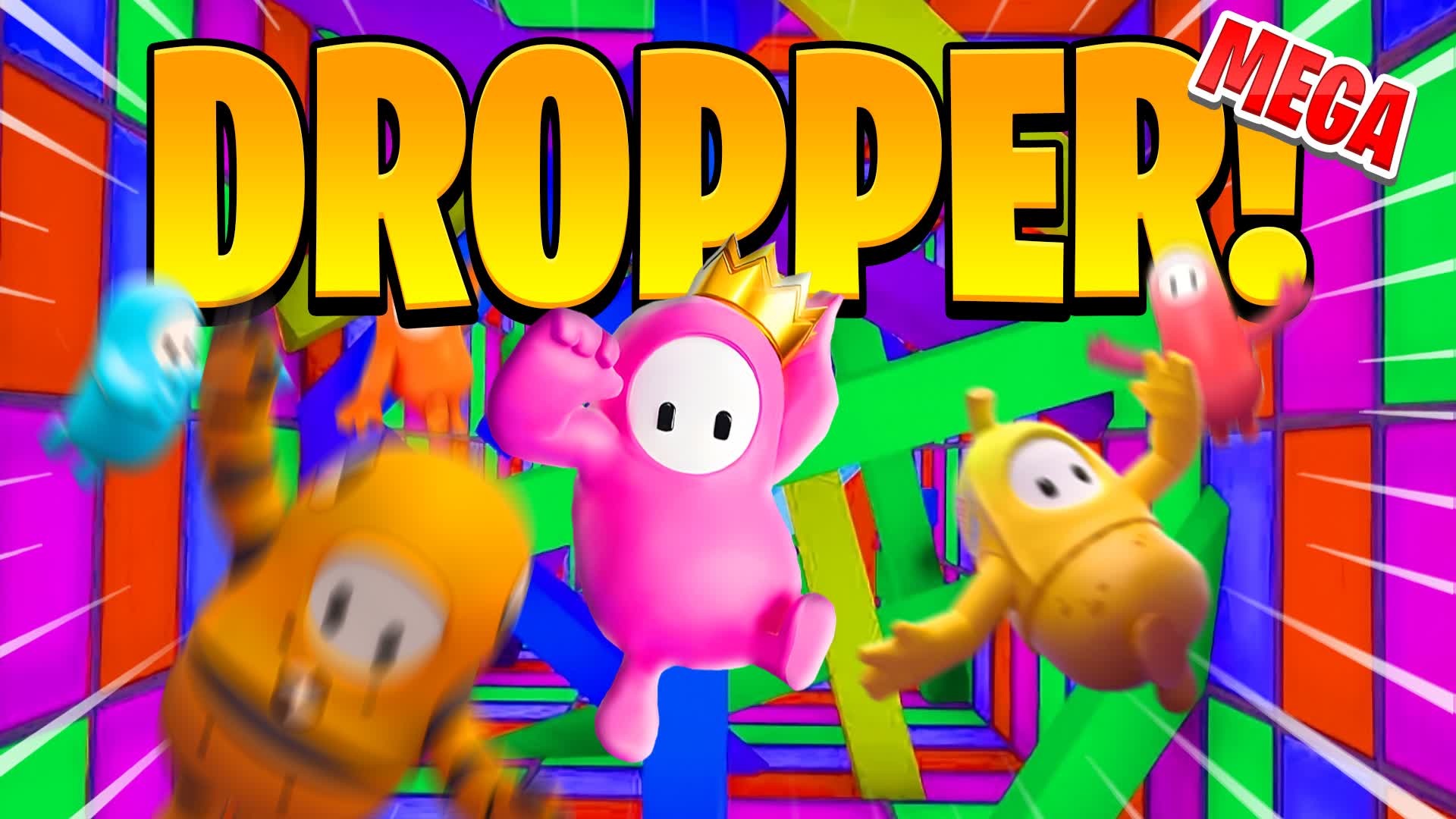 MEGA DROPPER - FALL GUYS🌈