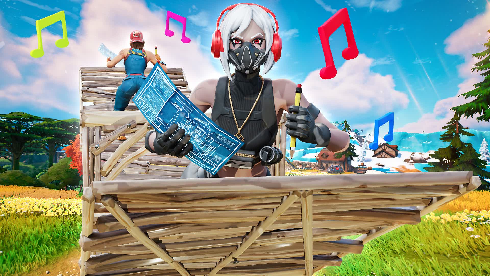 1V1 BUILD FIGHT [MUSIC 🎶]