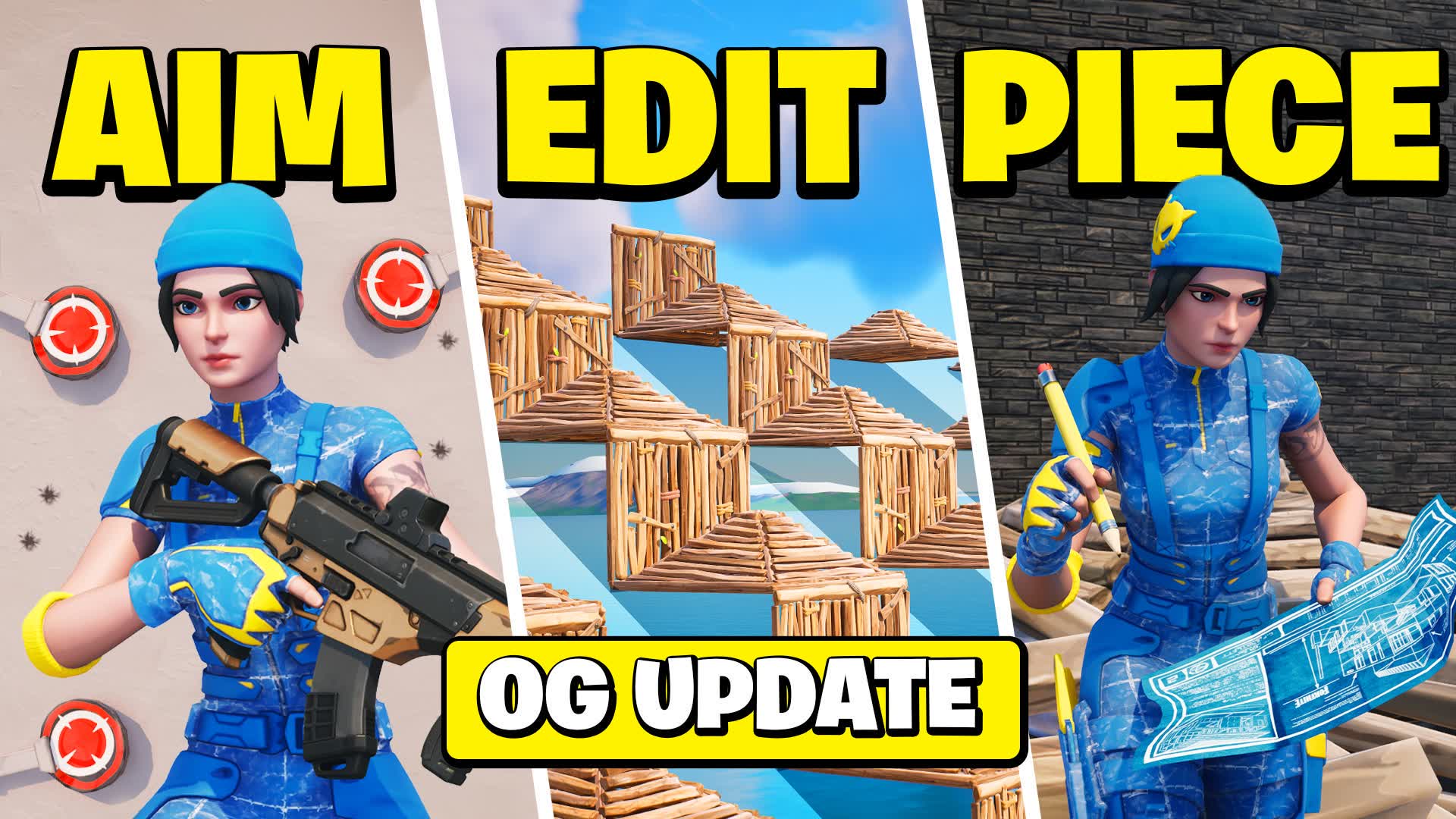 AIM, EDIT, PIECE CONTROL AND  1vs1🎯
