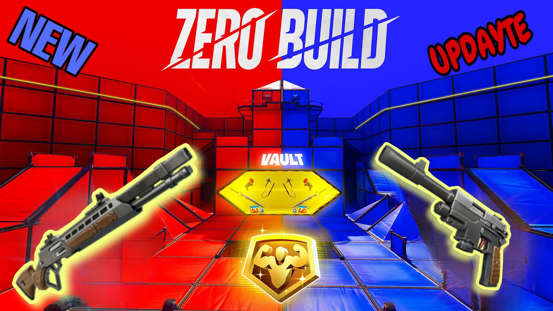RED VS BLUE - ZERO BUILD 🔴🔵