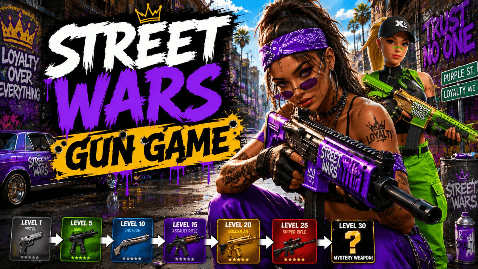 🚧 STREET WARS GUN GAME 🚧