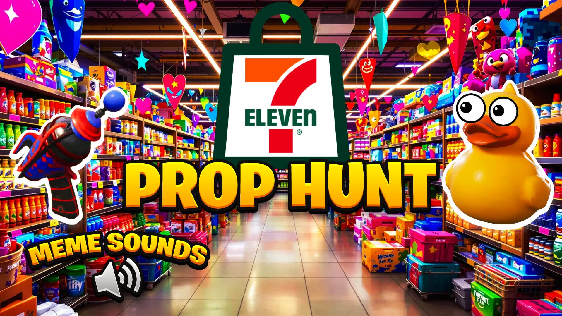 🛒7-ELEVEN PROP HUNT 👀MARKET