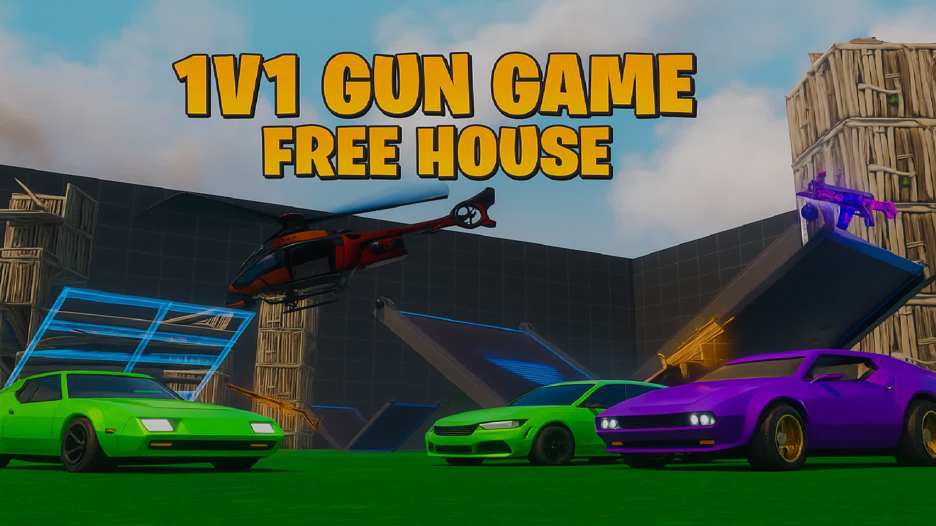 1v1 Gun Game Free Hause 🇮🇹