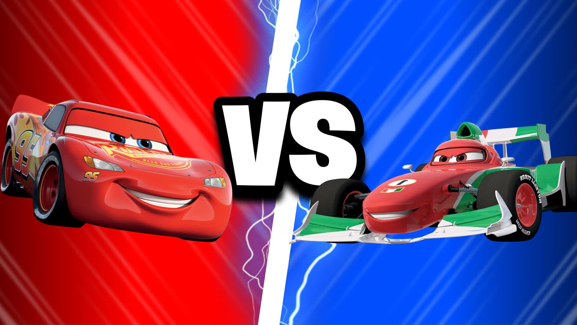 MCQUEEN VS FRANCESCO 🔴🔵