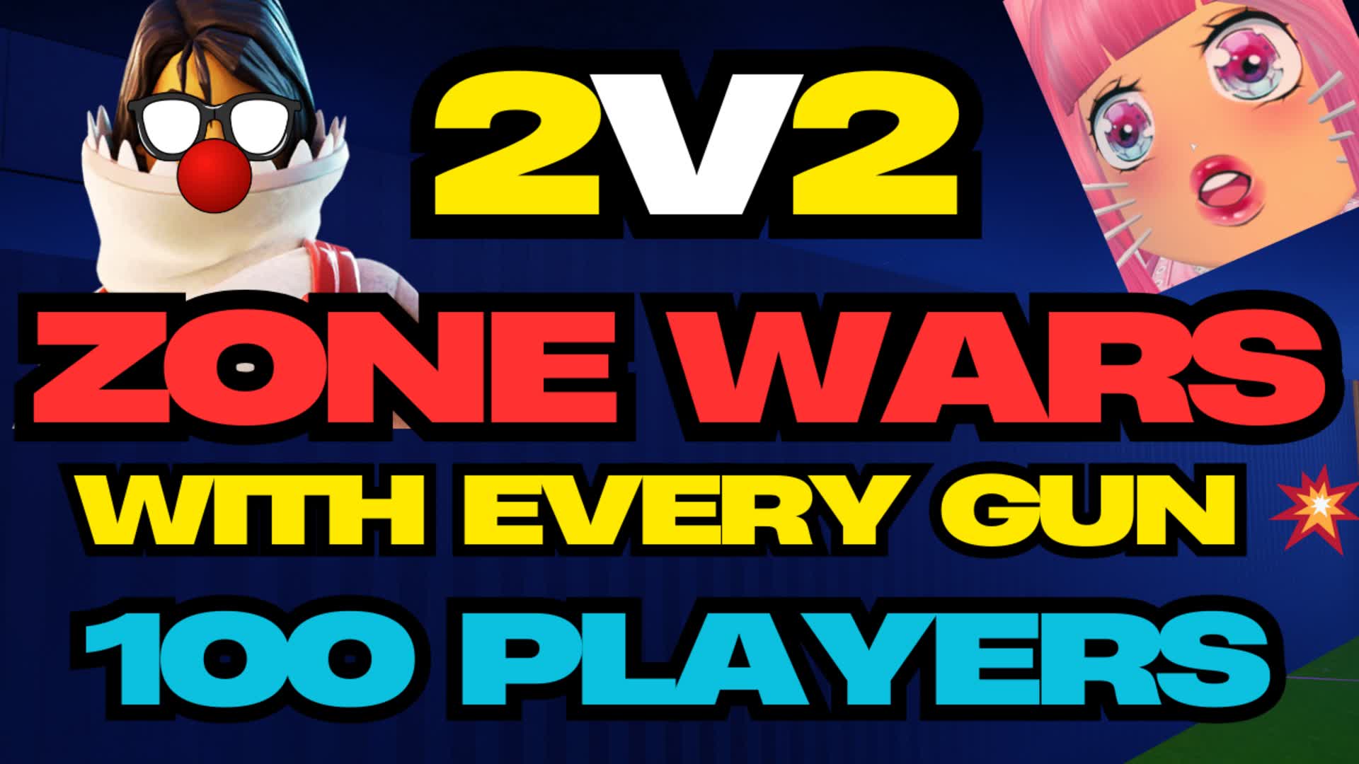 2V2 ZONE WARS WITH EVERY GUN 💥