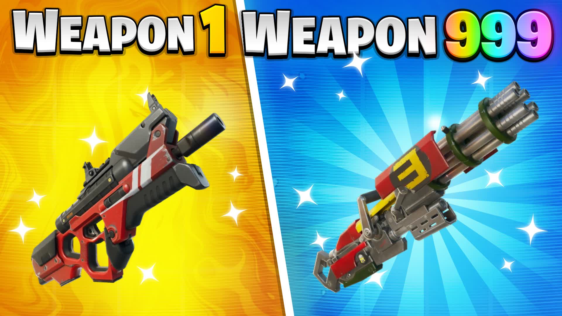 INSANE CHAOS🔫GUN GAME🎯ONE SHOT⭐️
