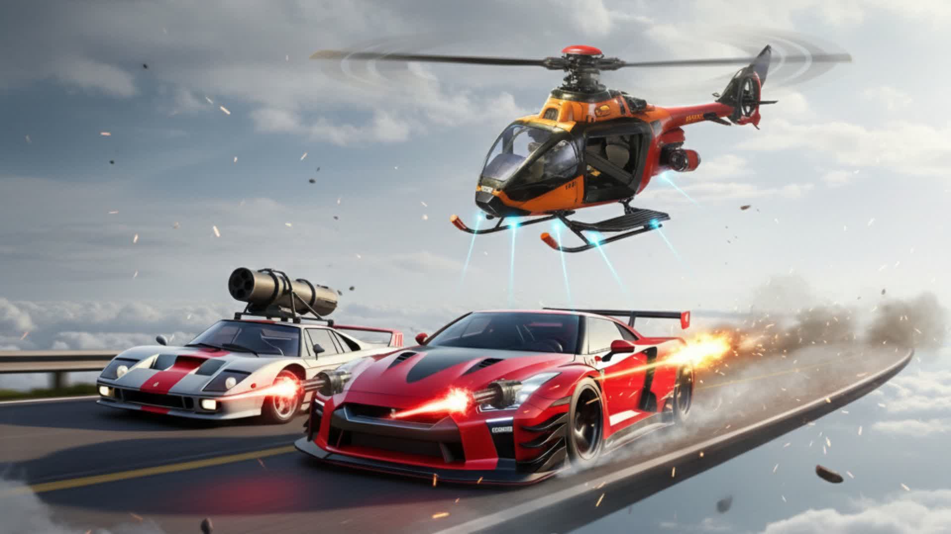 CRAZY CAR RACE&WEAPONS