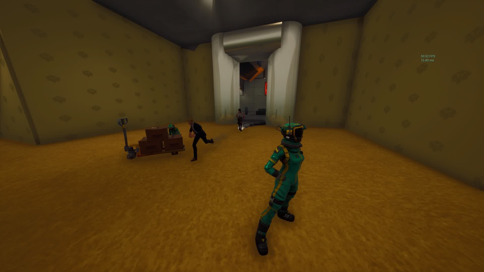 Go down into the backrooms