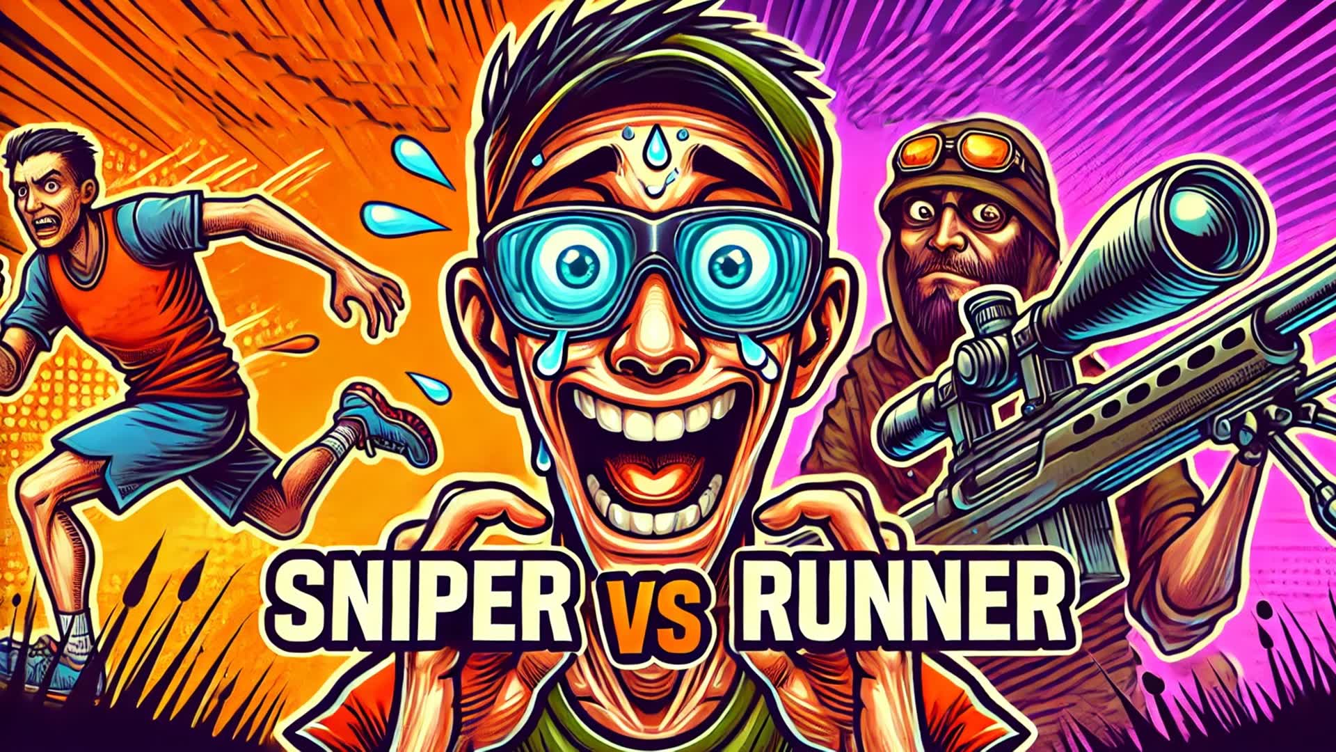 Sniper vs Runner - Lava Map 🌋